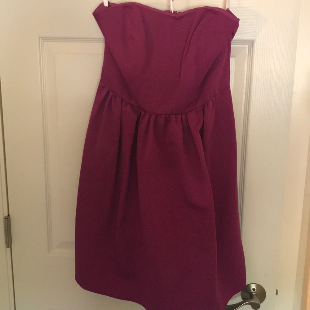 Raspberry Bridesmaid Dress